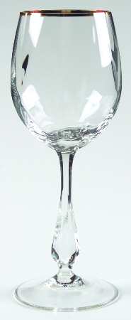 Belcourt Gold Wine Glass