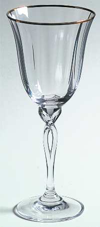Chateau Gold Wine Glass