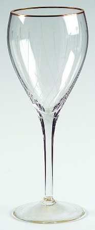 Enchantment Gold Wine Glass