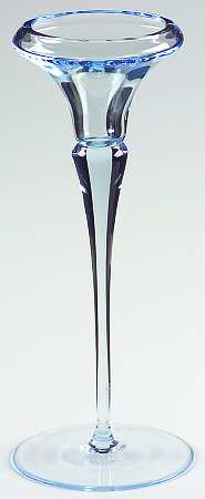 Minx Blue 9" Single Light Candlestick