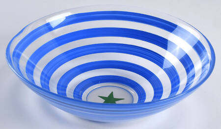 Clown 7" Round Bowl by Orrefors