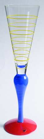Clown Fluted Champagne by Orrefors