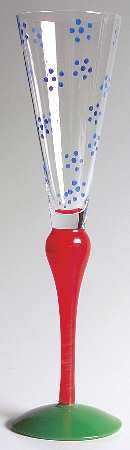 Clown Fluted Champagne by Orrefors