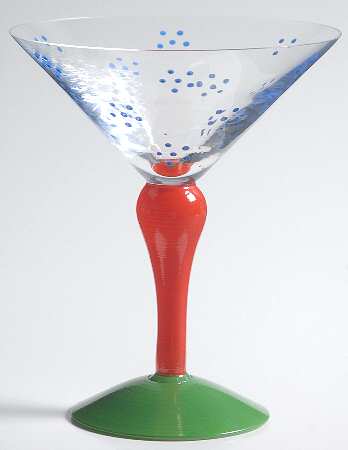 Clown Martini Glass