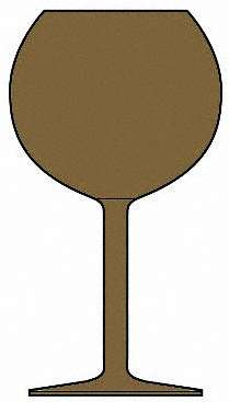 Eva Brown Water Goblet