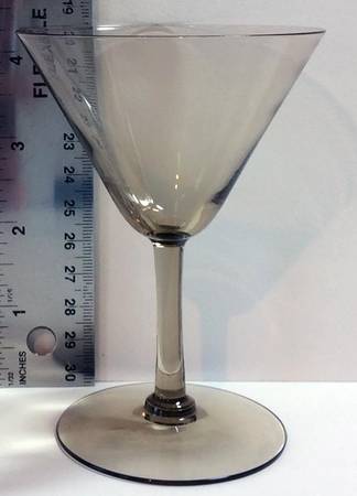 Fantasy Gray Martini Glass