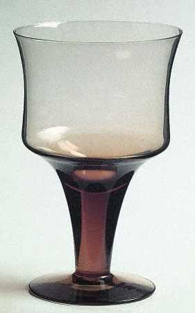 Festival Amber Water Goblet by Orrefors