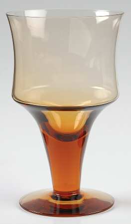 Festival Amber Wine Glass
