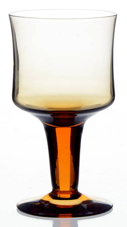 Patio Amber Wine Glass