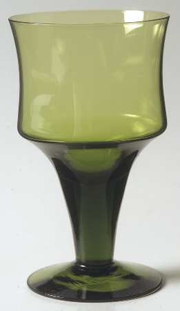 Patio Glade Green Wine Glass