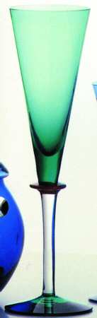 Pepperoni Green Fluted Champagne
