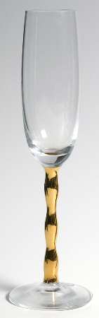 Queen Gold Fluted Champagne