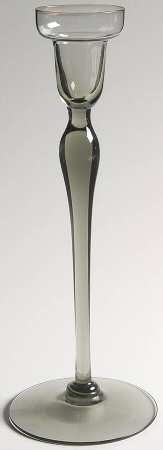 Rhapsody Smoke 8" Single Light Candlestick