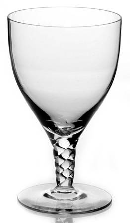Spiral Clear Water Goblet