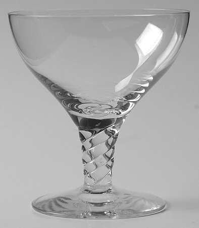 Spiral Clear Liquor Cocktail