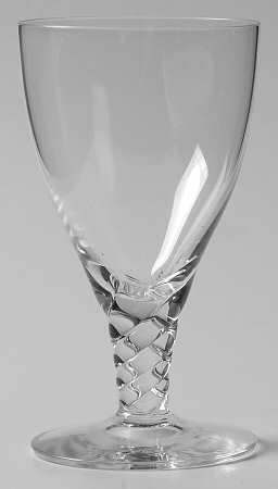 Spiral Clear Cordial Glass