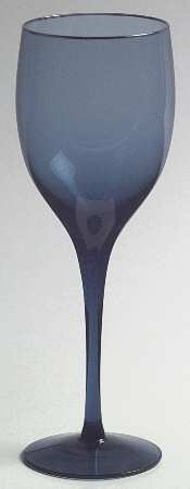 Starfire Blue (Platinum Trim) Wine Glass