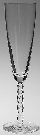 Y2000 Clear Fluted Champagne