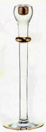 Celebration Gold 12" Tall Single Light Candlestick