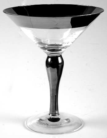 Celebration Platinum Martini Glass