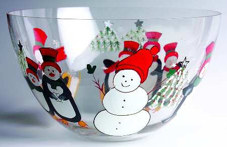 Holiday Cheer 10" Round Bowl