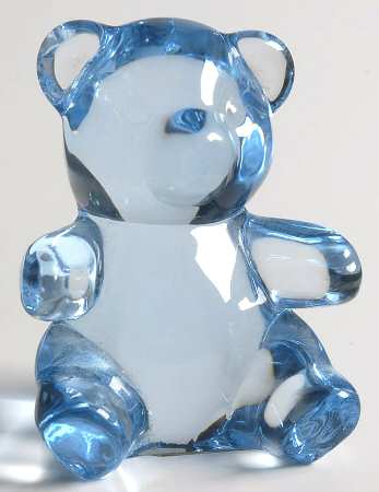 Oneida Animals & Figurines Light Blue Teddy Bear