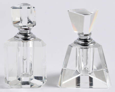 Perfume Bottles (Set of 2,Motifs 7 & 8) Perfume Bottles & Stoppers