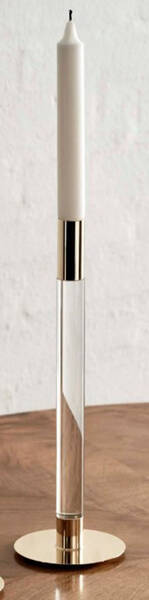 Lumiere 12" Tall Single Light Candlestick