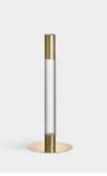 Lumiere 10" Single Light Candlestick