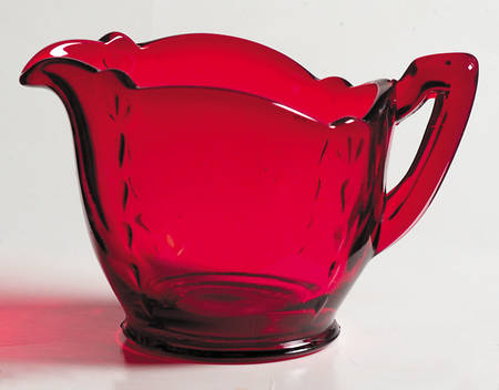 Crow's Foot Ruby Creamer