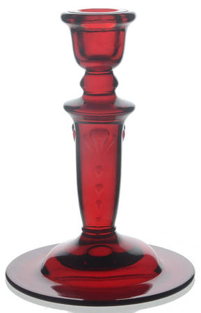 Crow's Foot Ruby 6" Single Light Candlestick