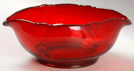 Crow's Foot Ruby Footed Gravy Boat