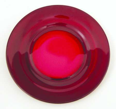 Penny Line Ruby Bread & Butter Plate