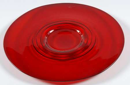 Penny Line Ruby 11" Sandwich Plate
