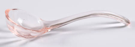 Peacock and Wild Rose Pink Mayonnaise Ladle