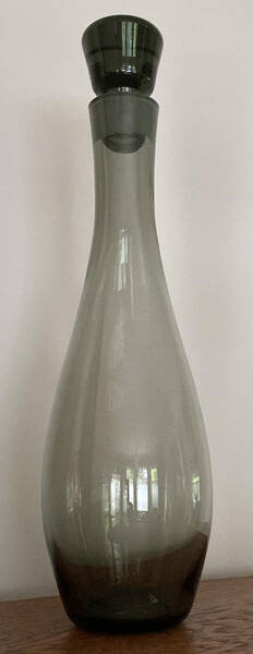Cora Smoke (Smoke Bowl, Clear Stem) Decanter & Stopper