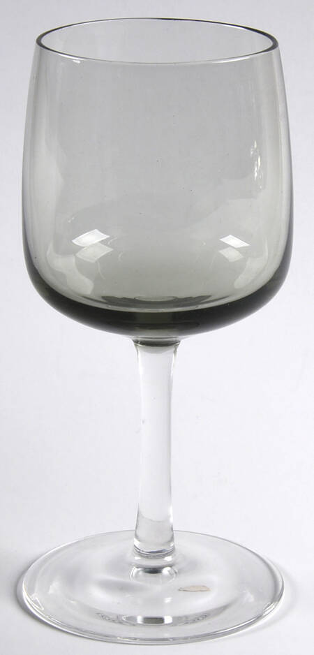 Cora Smoke (Smoke Bowl, Clear Stem) Sherry Glass