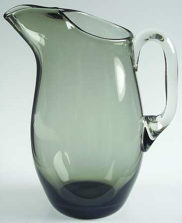 Cora Smoke (Smoke Bowl, Clear Stem) 64 Oz Pitcher