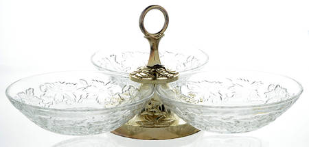 Fantasia Serving Set (3 Bowls with Center Handle)