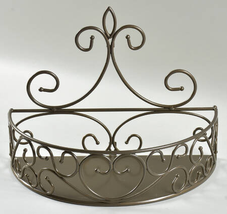 Fantasia 13" Metal Wall Shelf