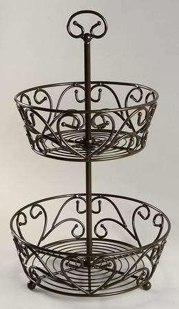 Fantasia Metal 2 Tier Basket
