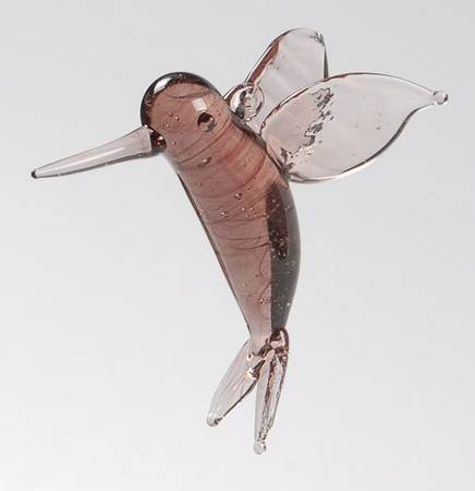 Fantasia Purple Hummingbird Ornament