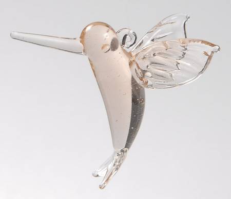 Fantasia Pink Hummingbird Ornament