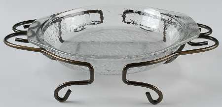 Fantasia Pie Plate & Metal Holder