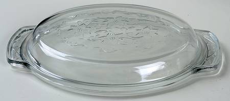 Fantasia Glass Lid for 3 Quart Oval Casserole
