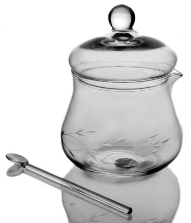 Heritage Jam/Jelly & Lid with Spoon by Princess House