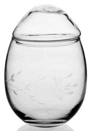 Heritage Egg Shape Candy Dish & Lid