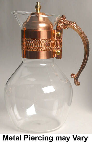 Heritage Carafe with Copper Accents by Princess House