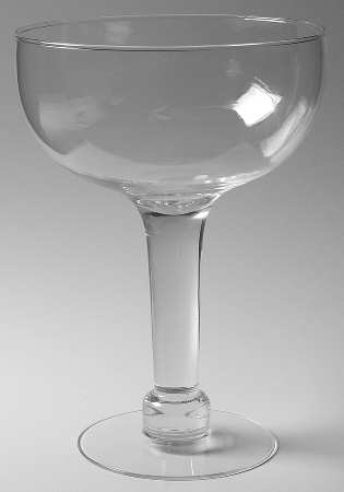 Heritage Wine Glass Shape Serving Dish by Princess House