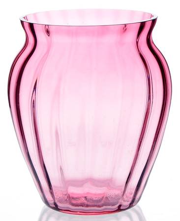 Cranberry 5" Flower Vase